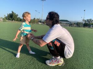 Chris D'Elia Instagram - Sunday with the boy. I’m in love. Mom and Billy-Boy are at home CHILLIN!! The last slide catch my hops pretty good for 43.