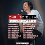 Chris D’Elia Instagram – 🚨 ANNOUNCEMENT 🚨 A bunch of new dates. On presale tomorrow. PRESALE CODE IS dontpushme hit the reminder!