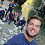 Chris Hughes Instagram - #StandUpToCancer 🫶🏼 a solid dump; I’ve had a blast in life recently, all for the greatest of causes. Cried maybe 10x, all worth it though, but we filmed a smash, and I hope you all love it. Coming soon 🎥 ps: my shorts were see-through so had to lay down x Best production to work with, thank you every single one of you for everything! The Alps, Austria
