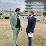 Chris Hughes Instagram - The perfect suit for St. Patrick’s Day ☘️ @houseofcavani have had me covered for the whole festival! I’ll be wearing more styles for this years Grand National. If you’re needing a suit use my code ‘HUGHES20’ for a discount 🫶🏽🐎 ad Cheltenham Racecourse