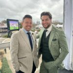 Chris Hughes Instagram - The perfect suit for St. Patrick’s Day ☘️ @houseofcavani have had me covered for the whole festival! I’ll be wearing more styles for this years Grand National. If you’re needing a suit use my code ‘HUGHES20’ for a discount 🫶🏽🐎 ad Cheltenham Racecourse