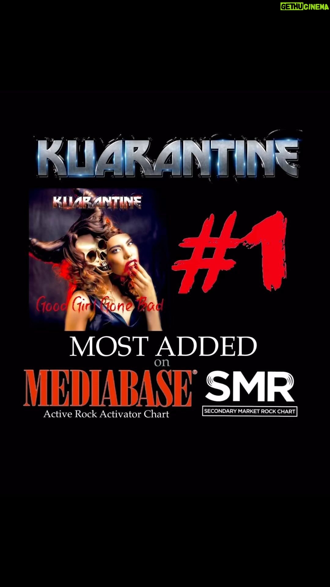 Chris Jericho Instagram - Congratulations to all of the kuarantine guys on the best single debut to date! Currently “Good Girl Gone Bad” has debuted #1 on the most added for the @mediabasecharts and @SMR rock charts ! Download or stream it now ! Available on all digital media platforms. #kuarantine #chrisjercho #kiss #80skiss