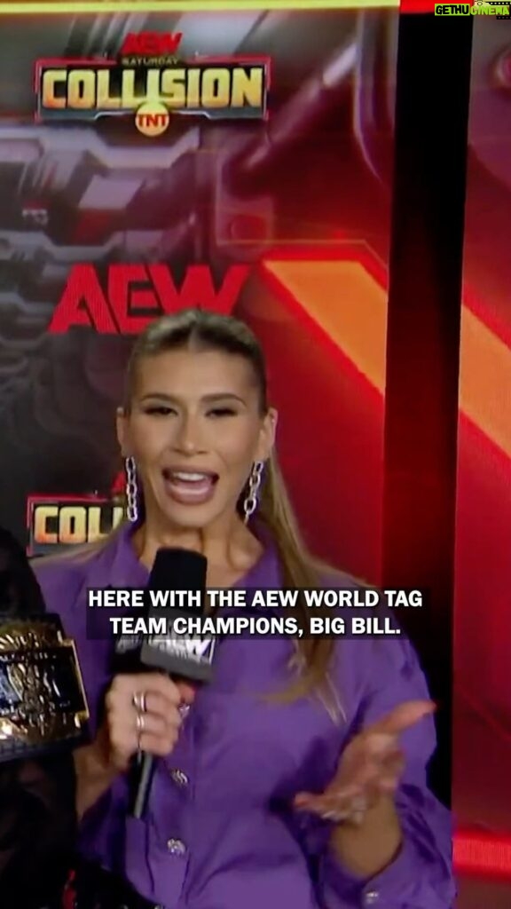Chris Jericho Instagram - Ricky Starks and Big Bill address the status of the #AEW World Tag Team Championship match at #AEWWorldsEnd. Watch #AEWCollision #HolidayBash LIVE on TNT!