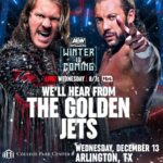 Chris Jericho Instagram - I’m finally back after WEEKS on the sidelines after the massive beatdown from @thecazxl & @starkybaby after #FullGear three weeks ago. Just know that even if my arm isn’t 100%, my mouth is! Get ready Ricky and Billy for the tongue lashing of your life from #TheOcho and @kennyomegamanx …. @aew #AEWDynamite College Park Center at UT Arlington