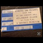 Chris Jericho Instagram - 38 Years Ago Today: My friend #DavidBurdz won 2 front row tickets to see @kickaxeband at #pantagesplayhousetheatre in Winnipeg and invited me to go with him. Part of his prize were backstage passes to meet the band and the chance to join them onstage to sing their cover of #WithALittleHelpFromMyFriends! Even though I was accused of “hogging the mic” by my friends in the audience (who me?😜), It was an amazing night that I still vividly remember! The only drag was all the pix I took at the show that night, didn’t turn out when I got them back from being developed at Bigelow’s pharmacy (remember those days, kids?). I was soooo sad! But I made up for it some 34 years later when I booked #KickAxe on the second @jericho_cruise!! Still one of the best bands of the 80s, that should’ve made it so much bigger. (Thx to @deanomullin for the pix!) Pantages Playhouse Theatre