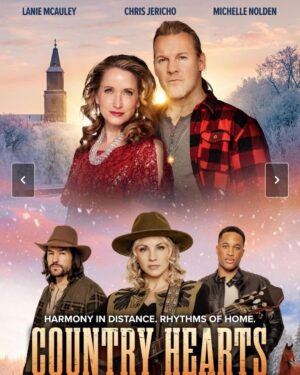 Chris Jericho Instagram - Great chat with my #CountryHearts costar @laniemcauley, live from Tokyo, on @talkisjericho NOW!  Lanie  plays my daughter in the #CountryHearts movies on @up_tv in the USA & @schearthome in Canada and we share stories from the set including working with horses, performing in character, shooting two films back-to-back with different directors and embracing the family values in the made-for-TV drama. We also talk about our characters (Lanie plays Tori and Chris plays Bones), crying on cue, and drawing from real life experiences to bring it all to life.  Plus, Lanie talks about her career as a child actress doing @barbie & #Bratz commercials, horror films, other Christmas movies, #TalladegaNights, her music career, hairstyles, falling in love during the pandemic & more on @spotify, @itunes and @applepodcasts NOW! @siriusxm @siriusxmfightnation