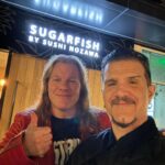 Chris Jericho Instagram - Awesome seeing my great friend @charbenante last night in LA! Always a blast to talk about music and life! Some very cool stuff coming from Charlie and his bands very soon….Up the irons! Los Angeles, California