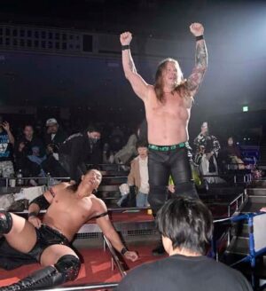 Chris Jericho Instagram - My first match of my 53rd year was also my best of 2023.  Thanks to @realtakesoup and @ddt_prowrestling for an amazing experience!  #Ryoguku was packed and the crowd was electric!  And the match was hard hitting AF & super dramatic.  One of my favorite trips to Japan EVER…and I’ve been coming here since 1991!  You can watch this instant classic NOW at the link in my bio… DONCHA DARE MISS IT!  #DDTUP