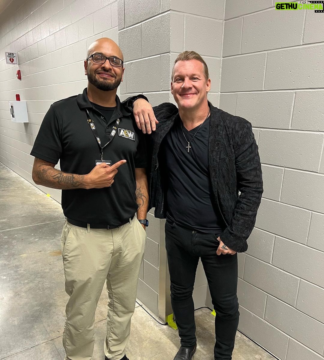 Chris Jericho Instagram - Go behind the scenes with @aew Costume Designer @daingersnake #ChrisEstell on @talkisjericho NOW! Chris is one of two tailor and costume makers at #AEW, and he shares the story of how a career in the Navy unexpectedly led him to professional wrestling. He explains how he met now-retired AEW seamstress Sandra Gray, and all she did (and continues to do) to help Chris succeed. Chris talks about making costumes for Jericho, @realwardlow, @true_will_hobbs, @garciawrestling, @jonmoxley, @bryanldanielson, @the_mjf @saraya, FTR, and @theaustingunn! He also dishes on who’s most particular, whose gear takes the longest, who’s the easiest to work with, who gives him the most freedom with design & more on @spotify, @itunes and @stitcherpodcasts NOW! @siriusxm @siriusxmfightnation US Navy