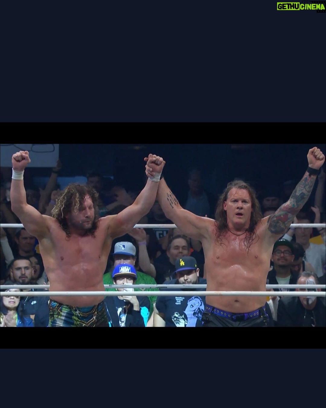 Chris Jericho Instagram - What a match! What a war! What a week! But after the dust has settled at #AEawFullGear, #TheGoldenJets are your NEW NUMBER ONE contenders for the @aew Tag Team Championships! @kennyomegamanx @mattjackson13 @nickjacksonyb Los Angeles, California