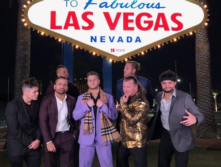 Chris Jericho Instagram - 3 years ago today…. #InnerCircleHitsVegas @aew Ceasar's Palace Hotel & Casino