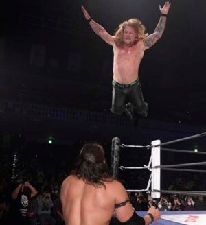 Chris Jericho Instagram - My first match of my 53rd year was also my best of 2023.  Thanks to @realtakesoup and @ddt_prowrestling for an amazing experience!  #Ryoguku was packed and the crowd was electric!  And the match was hard hitting AF & super dramatic.  One of my favorite trips to Japan EVER…and I’ve been coming here since 1991!  You can watch this instant classic NOW at the link in my bio… DONCHA DARE MISS IT!  #DDTUP