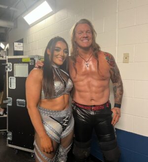 Chris Jericho Instagram - The Virtuosa @DeonnaPurrazzo has arrived in @AEW and on @talkisjericho!! She explains how and when her deal came together with @tonyrkhan, what it was like to hideout backstage after sneaking into the building in New Jersey and why it was such a dream come true to debut in her home state! She also details her history and experience with @WWE and @wwenxt, what the day-to-day was like during her time there, and why that almost made her give up on wrestling. The recent college grad talks about going to back to school during the pandemic, earning a Bachelor’s degree in History, and how she incorporated her love of history into her ring gear, music, and presentation. And she shares her thoughts on the #JFK assassination! Plus, Deonna has stories from her time at @tnawrestling, feuding with @themickiejames, working with @tonistorm_ at @wwr_stardom in Japan, rebuilding the women’s division in @ringofhonor with @mandyleon and more on @spotify, @itunes and @stitcherpodcasts NOW! @siriusxmoctane @siriusfightnation