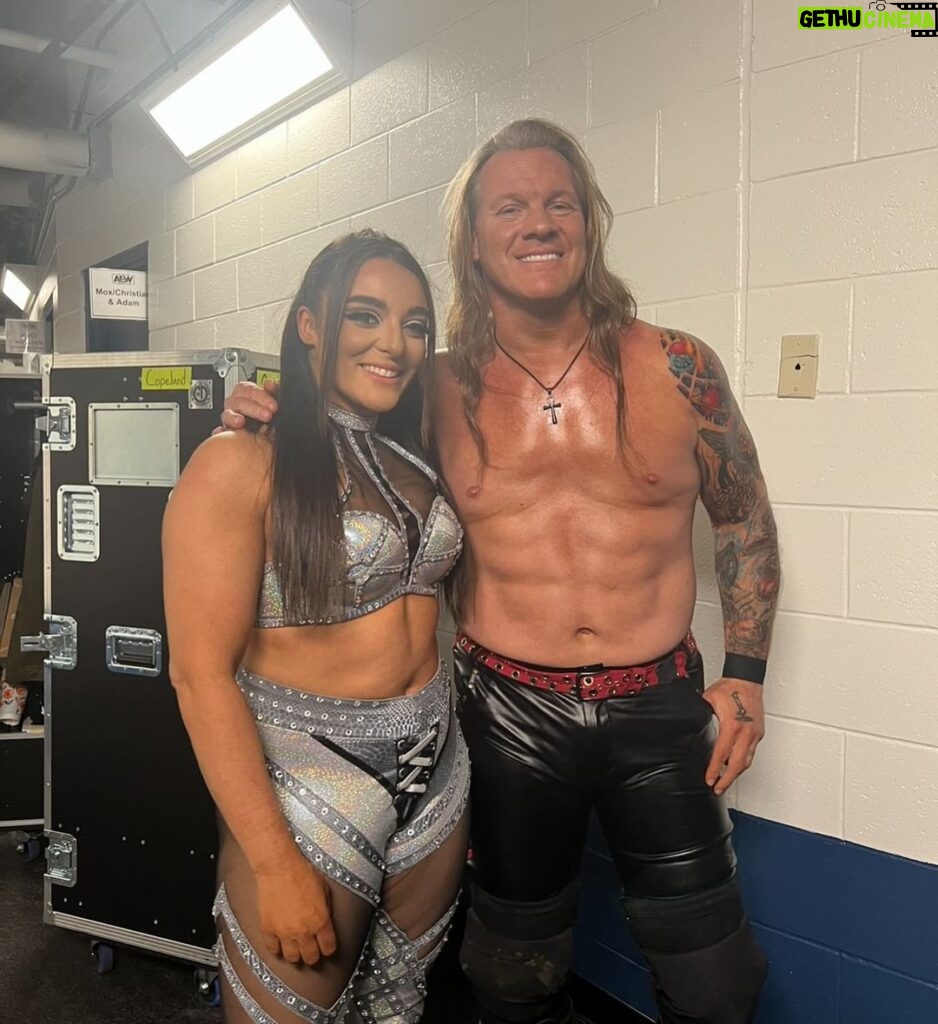 Chris Jericho Instagram - The Virtuosa @DeonnaPurrazzo has arrived in @AEW and on @talkisjericho!! She explains how and when her deal came together with @tonyrkhan, what it was like to hideout backstage after sneaking into the building in New Jersey and why it was such a dream come true to debut in her home state! She also details her history and experience with @WWE and @wwenxt, what the day-to-day was like during her time there, and why that almost made her give up on wrestling. The recent college grad talks about going to back to school during the pandemic, earning a Bachelor’s degree in History, and how she incorporated her love of history into her ring gear, music, and presentation. And she shares her thoughts on the #JFK assassination! Plus, Deonna has stories from her time at @tnawrestling, feuding with @themickiejames, working with @tonistorm_ at @wwr_stardom in Japan, rebuilding the women’s division in @ringofhonor with @mandyleon and more on @spotify, @itunes and @stitcherpodcasts NOW! @siriusxmoctane @siriusfightnation Newark, New Jersey