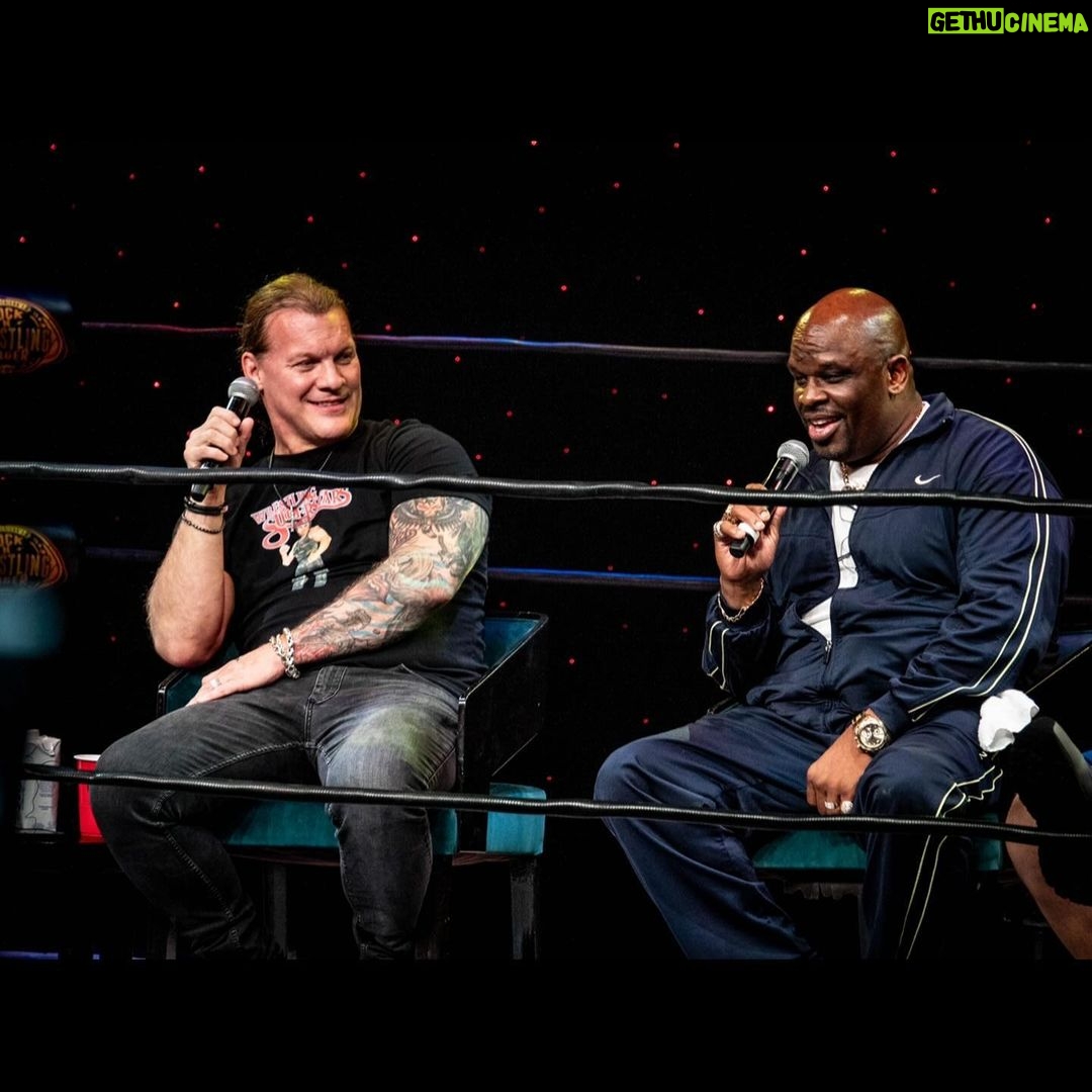 Chris Jericho Instagram - What a great chat about the extreme rise and fall of #ECW LIVE from the @jericho_cruise on @talkisjericho NOW! @bullyray3d, @testifydvon, @therealmissyhyatt & @jlynn1963 join to discuss the cult like company lead by @paulheyman that changed the wrestling business! We discuss the infamous pep talks Paul E gave before each show, what the #ECWArena REALLY looks like, bereavement fares, bad @fedex tracking numbers, bounced checks, the birth of the #DudleyBoys, how Missy led the women of wrestling to a whole different level, the lunacy of the late #BrianPillman, the night #KimonaWanalea did a live striptease at the top of the arena and #TerryGordy’s reaction, taping promos until 5am, Paul’s tricks to get wrestlers off the phone, #BillAlfonso almost bleeding to death, a great story about a young @tonyrkhan sitting in the crowd and more on @spotify, @stitcherpodcasts & @itunes NOW! @siriusxm @siriusxmfightnation The Ocean