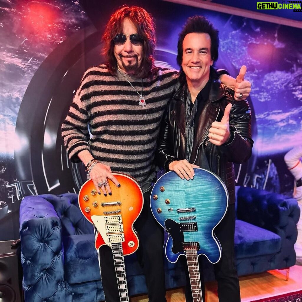 Chris Jericho Instagram - Hilarious chat with @acefrehleyofficial & @stevebrownrocks talking Ace’s killer new solo album #10000Volts on @talkisjericho NOW! Ace Frehley has hysterical stories about his days on the road with @kissonline drinking with everyone from #MickeyMantle to @officialnicknolte to @officialkeef, his infamous appearance on the #TomSnyder Show, roadie’ing for @jimihendrix and what he originally thought at the time about @genesimmons wanting his new band discovery to be called Daddy Longlegs instead of @vanhalen. Then @trixter_official guitarist Steve talks about producing and co-writing Ace’s new solo album, the making of the record & what it was like to work with and motivate one of his childhood heroes! Plus, Ace talks about his current relationship with Gene and @paulstanleylive , the 1996 KISS reunion tour, why he left #Kiss in 1981 and how his silver makeup affected his complexion at the time, thoughts on the #TinMan, how he feels about not being included in KISS’ final live show, what KISS classics he’s gonna add to his set list now that he s the only game in town and so much more on @spotify, @itunes and @stitcherpodcasts NOW! @siriusxm @siriusxmfightnation Cherry Medicines
