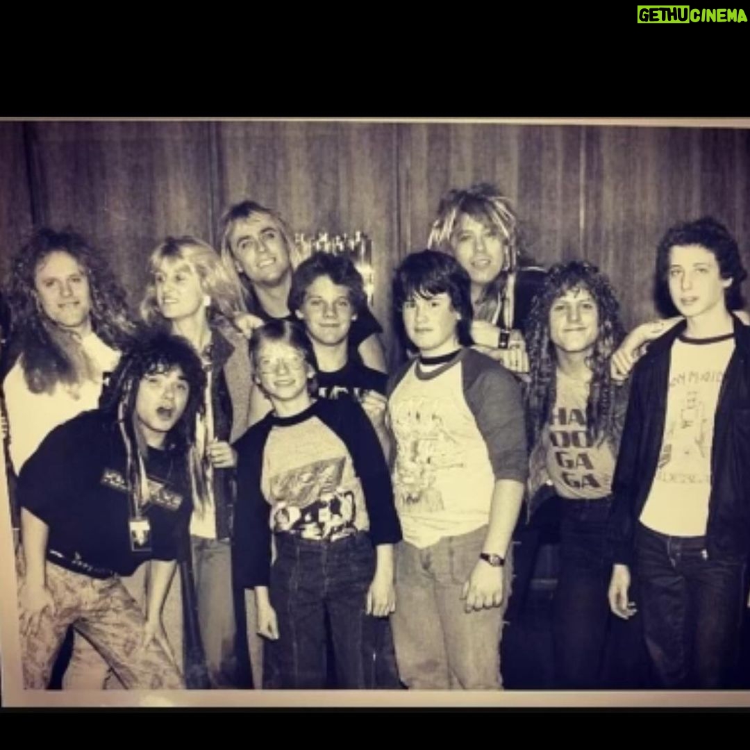 Chris Jericho Instagram - 38 Years Ago Today: My friend #DavidBurdz won 2 front row tickets to see @kickaxeband at #pantagesplayhousetheatre in Winnipeg and invited me to go with him. Part of his prize were backstage passes to meet the band and the chance to join them onstage to sing their cover of #WithALittleHelpFromMyFriends! Even though I was accused of “hogging the mic” by my friends in the audience (who me?😜), It was an amazing night that I still vividly remember! The only drag was all the pix I took at the show that night, didn’t turn out when I got them back from being developed at Bigelow’s pharmacy (remember those days, kids?). I was soooo sad! But I made up for it some 34 years later when I booked #KickAxe on the second @jericho_cruise!! Still one of the best bands of the 80s, that should’ve made it so much bigger. (Thx to @deanomullin for the pix!) Pantages Playhouse Theatre