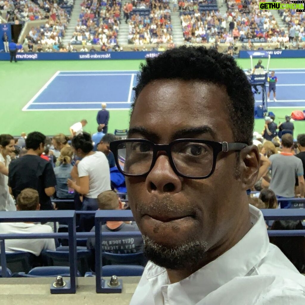 Chris Rock Instagram - Best part about being famous... tickets. @usopen