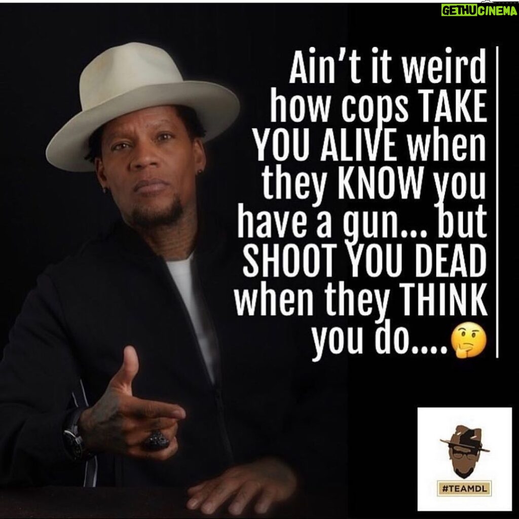 Chris Rock Instagram - The great DL Hughley with the facts.