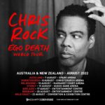 Chris Rock Instagram – I’ll be back in Australia & New Zealand.  Can’t wait.  Tickets available at tegdainty.com