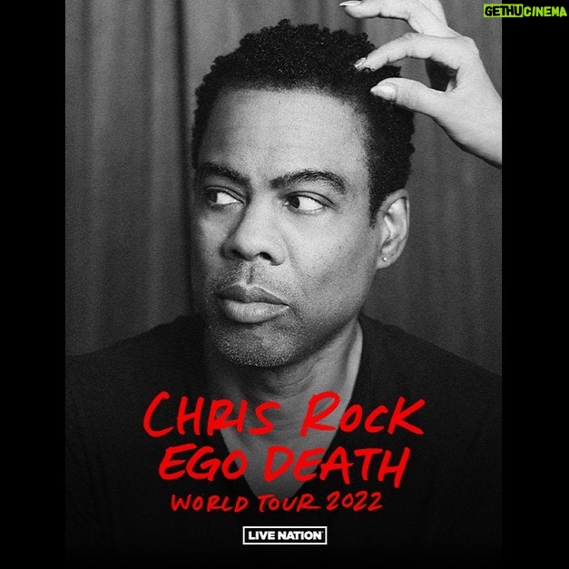Chris Rock Instagram - Ego Death World Tour 2022 all new material introspective very personal and very funny . Can’t wait to show you. The link for tickets is in my bio.