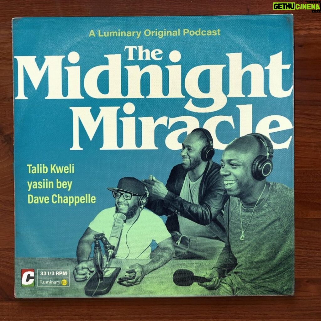 Chris Rock Instagram - Check out Dave’e podcast Midnight Miracle. I’m on the next episode that comes out Tuesday July 6th. Follow @davechappelle @midnightmiracle @hearluminary