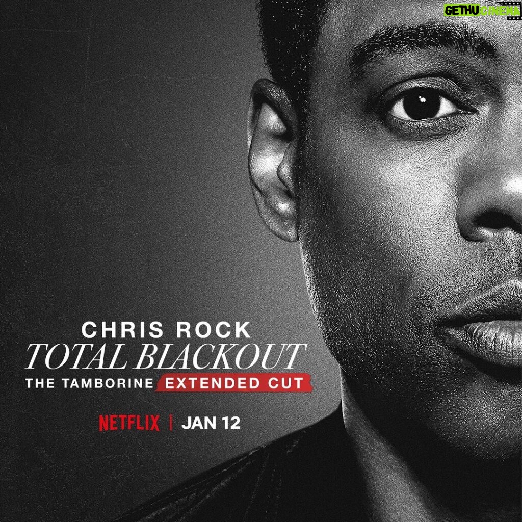 Chris Rock Instagram - Tuesday Jan 12th on Netflix. @netflixisajoke