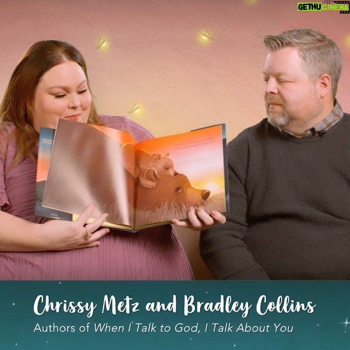 Chrissy Metz Instagram - Just two book lovers here to celebrate International Book Lovers Day with a reading of ‘When I Talk to God, I Talk About You’ ❤️ what’s your favorite part?! 🐻🌅📚 #internationalbookloversday #booklovers #whenitalktogoditalkaboutyou @bradley_collins @penguinkids
