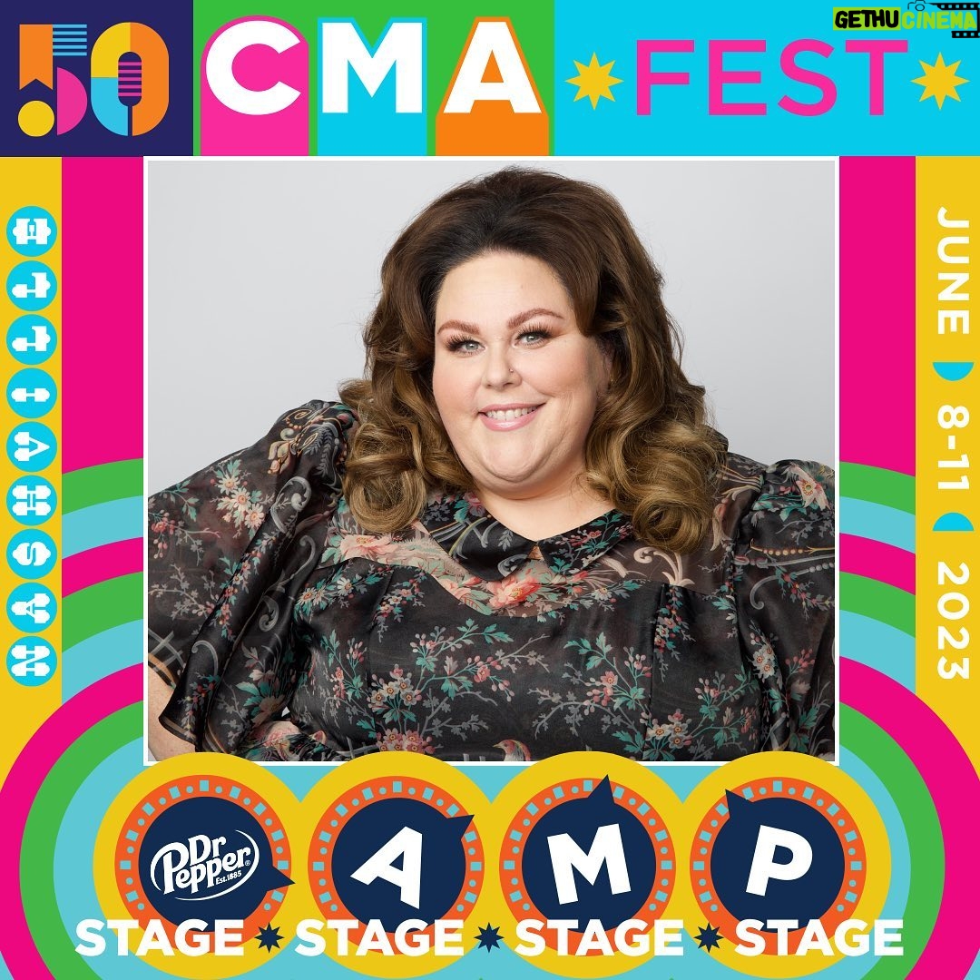 Chrissy Metz Instagram - There’s nothing quite like #CMAfest! SO excited to see you all in Nashville this summer 🤠💛☀️ @cma @cmafoundation Nashville, Tennessee