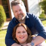 Chrissy Metz Instagram - Three whole years, Babe, and through a pandemic and all! Look at us just loving each other and creating together. Growing and learning from one another. You are a dream to me. Happy 3rd Anniversay, my love, @bradley_collins ✨❤️😘