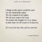 Chrissy Metz Instagram - Shine on just as you are.✨ @susanfrybortpoetry ❤️