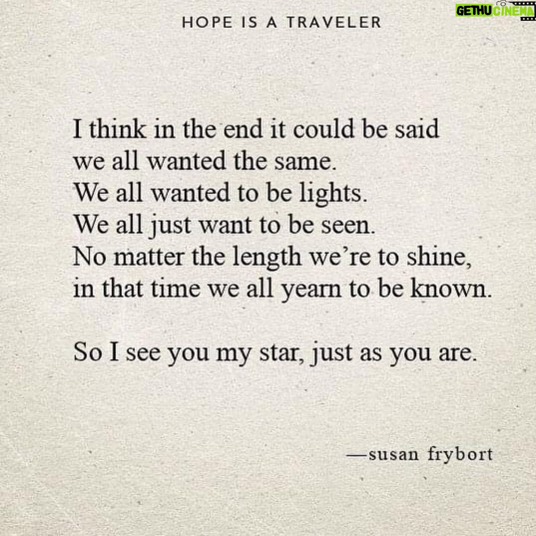 Chrissy Metz Instagram - Shine on just as you are.✨ @susanfrybortpoetry ❤️