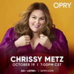 Chrissy Metz Instagram – Stepping back into the circle this Wednesday evening 💛 Join us at the @opry in Nashville or listen from home! Grand Ole Opry