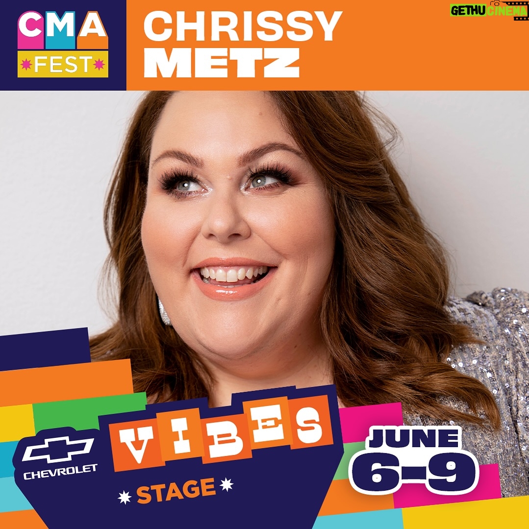 Chrissy Metz Instagram - We baaaaack!! So excited to play the FREE @chevrolet vibes stage at #CMAfest this year in support of the @cmafoundation & music education! @cma Nashville, Tennessee
