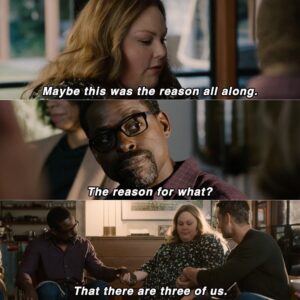 Chrissy Metz Instagram - Nobody talk to me for the next week I’m too fragile 😭 #BigThree @nbcthisisus #ThisIsUsFinalChapter