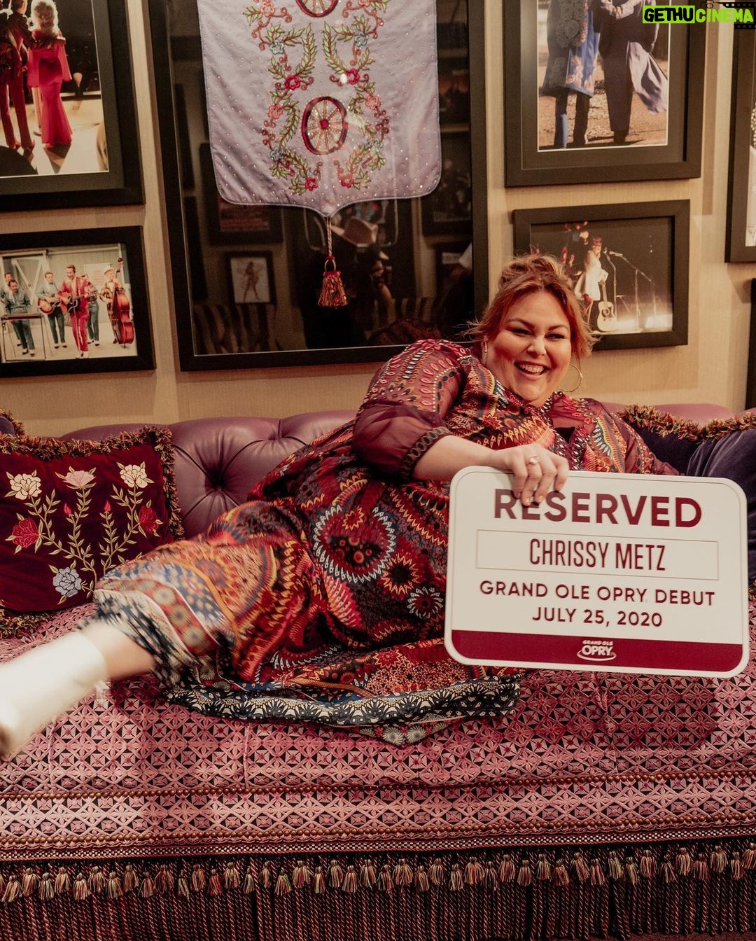 Chrissy Metz Instagram - Made my #OpryDebut 2 years ago today… still one of my favorite moments. Back to live music in 15 days on my Live at #CityWinery tour!! @opry Grand Ole Opry