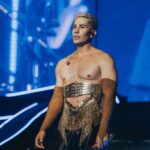 Christian Chávez Instagram – Obsessed with my corset 
@pablo_palomeque_ 🤩
📸 @frescolns  #rbd San Jose, California
