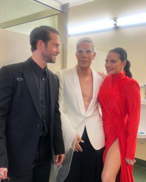Christian Chávez Instagram - The gang at the @billboardlatin