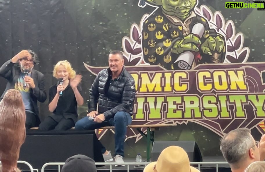 Christian Convery Instagram - More Panels and discussions - Day 2 @comicconbrussels @craigjfairbrass @monkeyafterdark #comiccon #comicconbrussels Brussels, Belgium