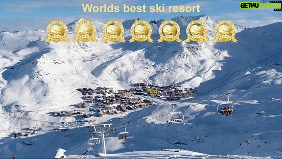 Christian Convery Instagram - Such a great experience at Val Thorens -Towering 2300 meters high at the summit of the 3 Valleys which is the largest ski area in the world and Europes highest ski resort. #frenchalps #valthorens #snowboarding #winterwonderland