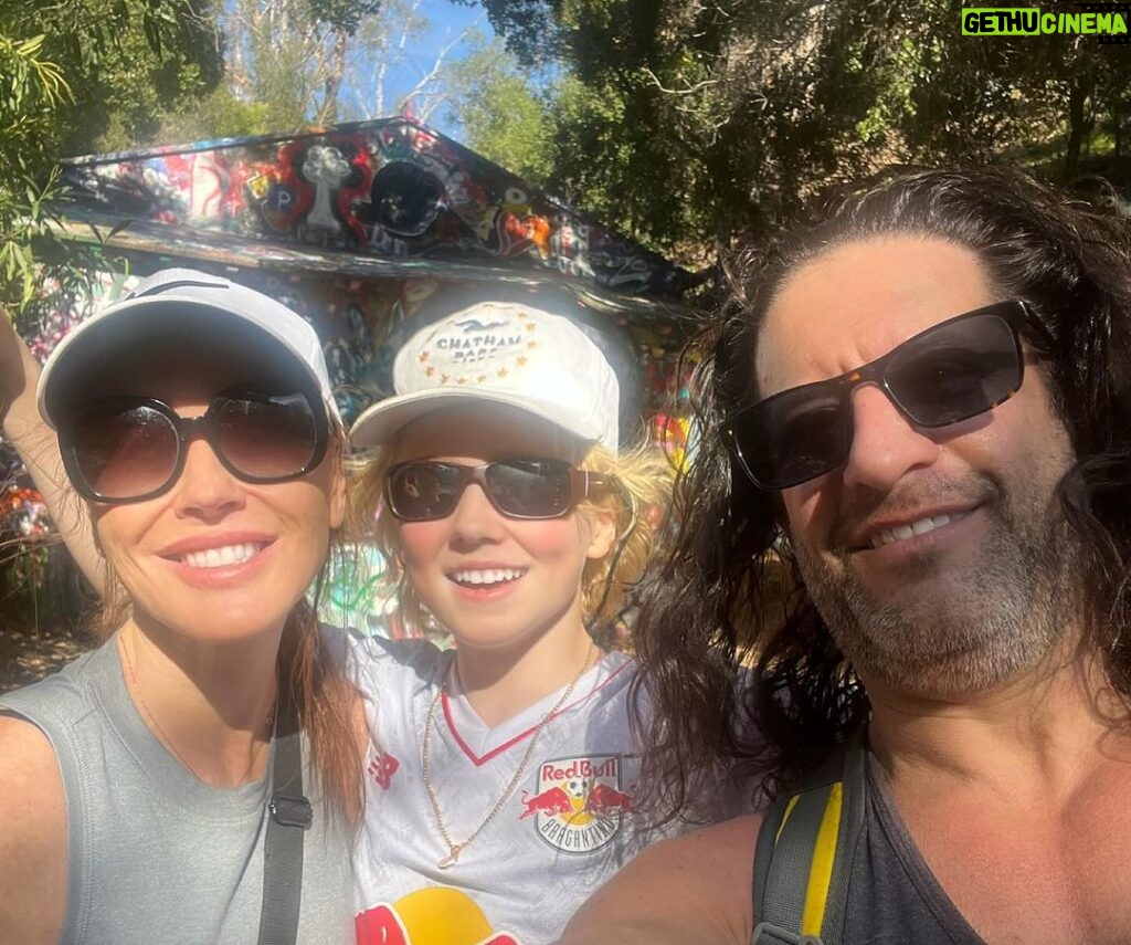 Christian Convery Instagram - Awesome hike at Murphy’s Ranch and so great to catch up with you Sean! @feedthemonsters #hiking #businesstrip #worktrip Pacific Palisades, LA, California