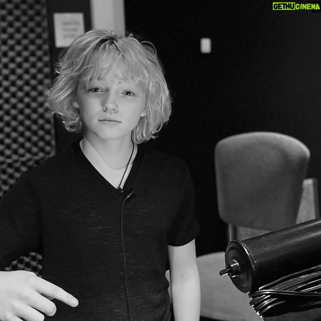 Christian Convery Instagram - @sweettoothnetflix ADR #sweettoothseason3 #sweettooth #gus