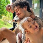 Christian Figueiredo Instagram - foi uma tarde gostosa… 💛☀️👶🏼🐶💦