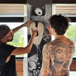 Christian Figueiredo Instagram - hoje foi um dia artístico… ✨🎨🍷