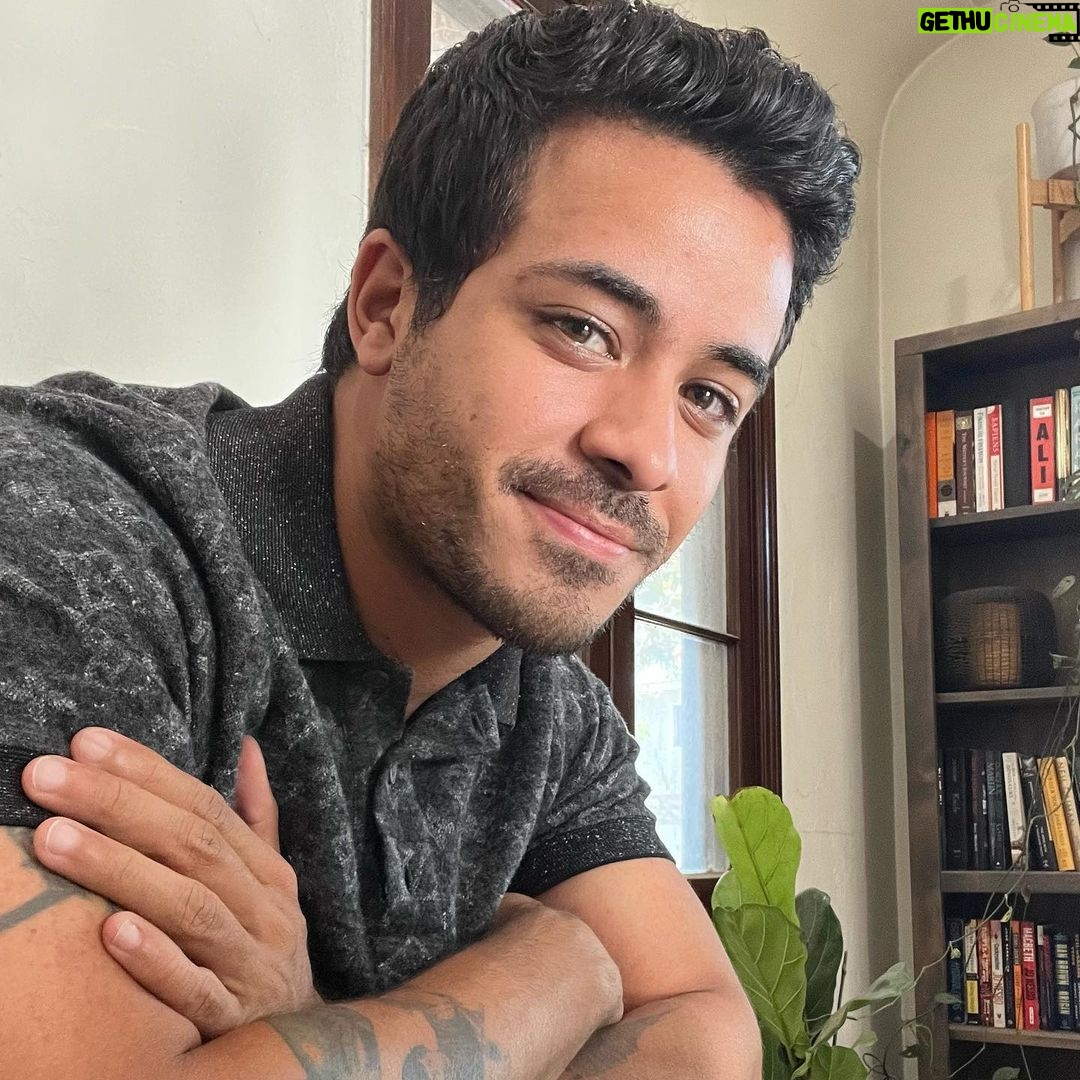 Christian Navarro Instagram - Doing some press for @preyforthedevil From home! Am I wearing pants? Am I not wearing pants? You’ll never know! World premier of our super spooky trailer tomorrow morning!! @lionsgate Los Angeles, California