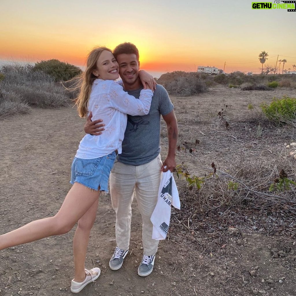 Christian Navarro Instagram - @halstonsage and I have been busy making this charming little Rom Com. She’s gonna absolutely melt your heart. #TheList ❤️ Malibu, California