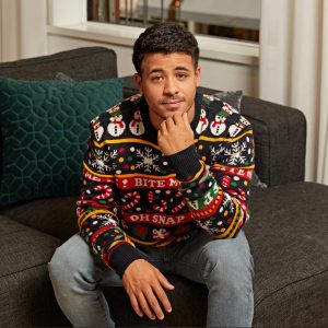 Christian Navarro Instagram - The Not So Ugly Sweater? #BiteMe