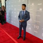 Christian Navarro Instagram - I grew up dreaming of moments like tonight. @sdfilmfestival honored me as their 2018 Rising Star. As I said in my acceptance speech, I grew up watching my parents, NY police officers, run towards the danger others ran away from. They instilled in me a true duty and responsibility to my fellow man/woman. Ive only ever wanted to find a way to use my talent and work ethic to help others. Tonight, amongst new friends, legends, and titans of the industry I was seen, heard, and accepted as a peer. Words fall short of expressing my gratitude. This one was for Grandpa. Go check out @canyoueverforgiveme in theaters October 16th, or watch @13reasonswhy on @netflix. Thank you to @hugo_official and @nordstrom for the suit. 🙏🏽 San Diego, California