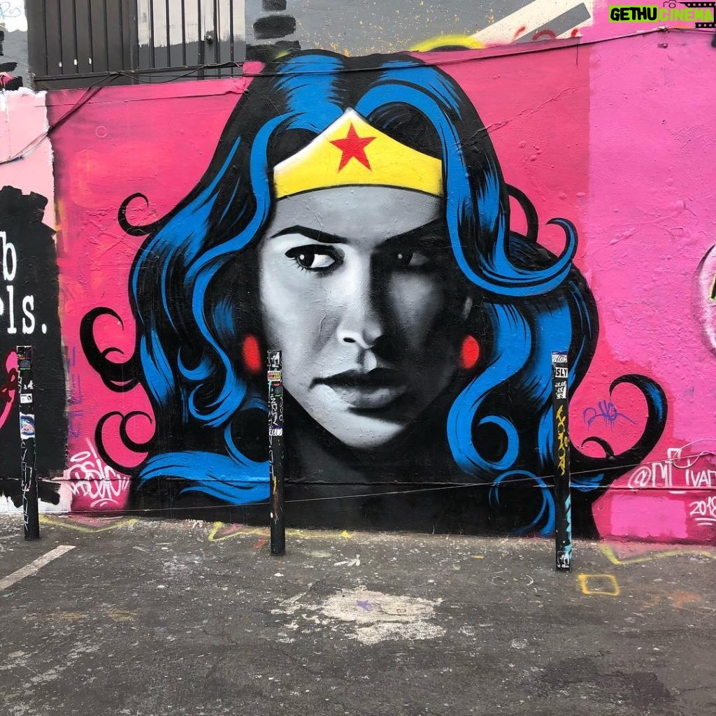 Christian Navarro Instagram - For all the Wonder Women #LosAngeles #streetart