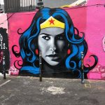 Christian Navarro Instagram – For all the Wonder Women 
#LosAngeles #streetart